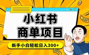 小红书千粉商单,稳定快速变现项目,实现月入6-8k并不是很难-赚金金-技能学习分享