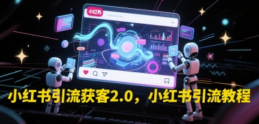 小红书引流获客2.0，小红书引流教程-赚金金-技能学习分享