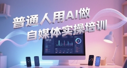 普通一个人用AI做自媒体，助你轻松开启AI自媒体创作之路-赚金金-技能学习分享