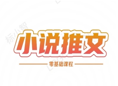 小说推文全流程课程-小说推文零基础教程-赚金金-技能学习分享