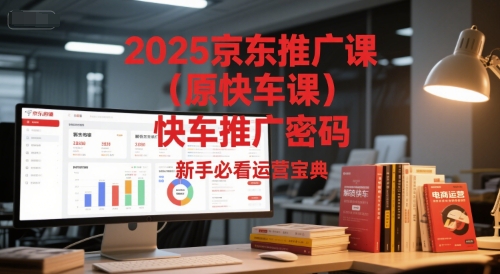 2025京东推广课（原快车课）解锁京东快车推广密码，新手必看运营宝典-赚金金-技能学习分享