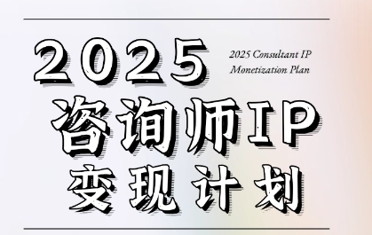 7天构建咨询师变现系统，2025咨询师IP变现计划训练营-赚金金-技能学习分享
