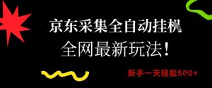 京东采集全自动挂G项目,全网最新玩法新手一天轻松5张【揭秘】-赚金金-技能学习分享