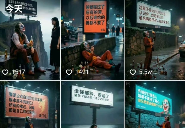 一条视频竟然15W赞！用AI制作小丑自嘲扎心文案视频，当下非常火爆的短视频流量神器-赚金金-技能学习分享