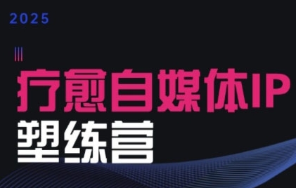 2025治愈自媒体IP训练营，专为疗愈领域从业者打造-赚金金-技能学习分享