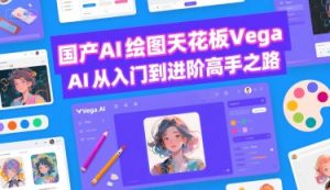 国产AI绘图天花板 Vega AI从入门到进阶高手之路-赚金金-技能学习分享