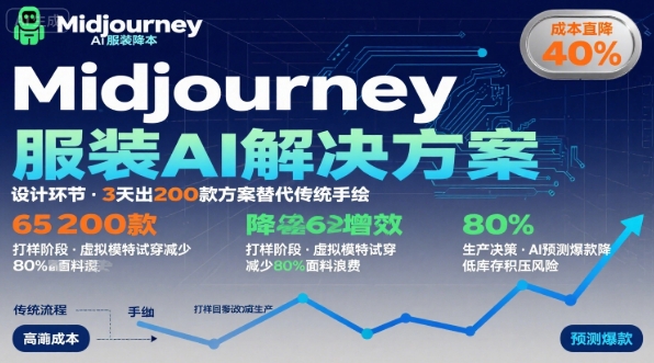 AI在服装领域的运用，使用midjourney做服装辅助企业降低成本-赚金金-技能学习分享