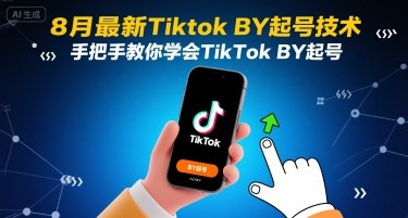 8月最新Tiktok搬运起号技术，手把手教你学会TikTok搬运起号-赚金金-技能学习分享