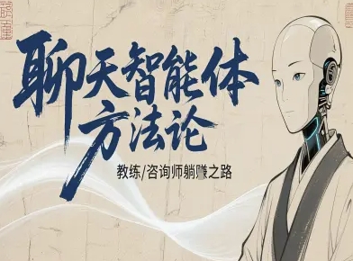 聊天智能体方法论-咨询师教师个人IP教程，咨询师教练躺賺之路-赚金金-技能学习分享