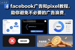 facebook广告和pixel教程,助你避免不必要的广告浪费-赚金金-技能学习分享