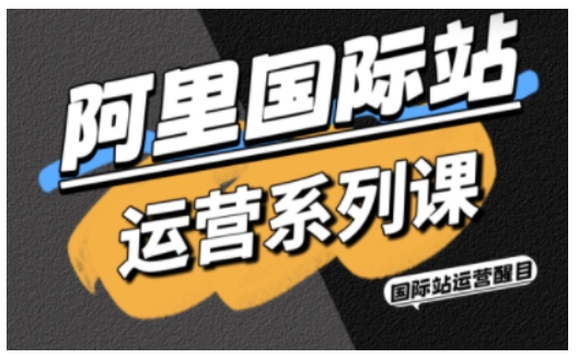 阿里国际站运营系列课，涵盖精准引流、直通车与全站推实战SOP，搭配AI效率工具包与高阶增长玩法-赚金金-技能学习分享
