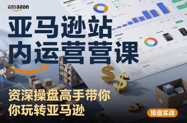 亚马逊站内运营课：资深操盘高手带你玩转亚马逊-赚金金-技能学习分享