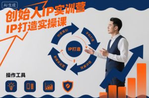 创始人IP实训营，IP打造实操课-赚金金-技能学习分享