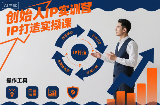 创始人IP实训营，IP打造实操课-赚金金-技能学习分享