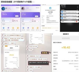 当天能收益的3个小项目拆解_包括平台+操作流程-赚金金-技能学习分享