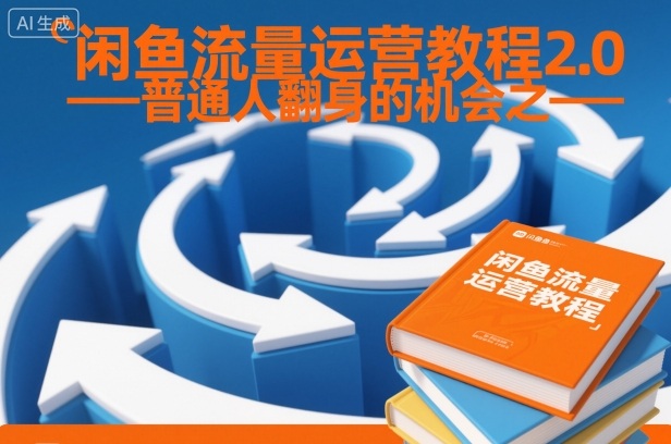 闲鱼流量运营教程2.0——普通人翻身的机会之一-赚金金-技能学习分享