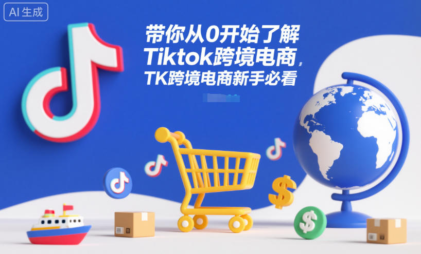 带你从0开始了解Tiktok跨境电商，TK跨境电商新手必看-赚金金-技能学习分享