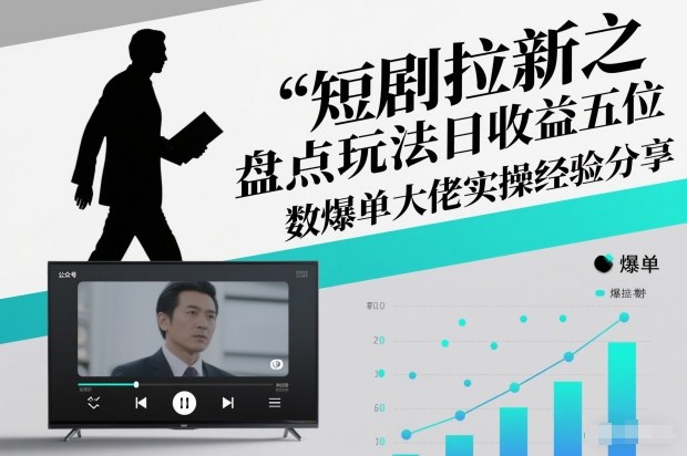 短剧拉新之盘点玩法日收益五位数爆单大佬实操经验分享-赚金金-技能学习分享
