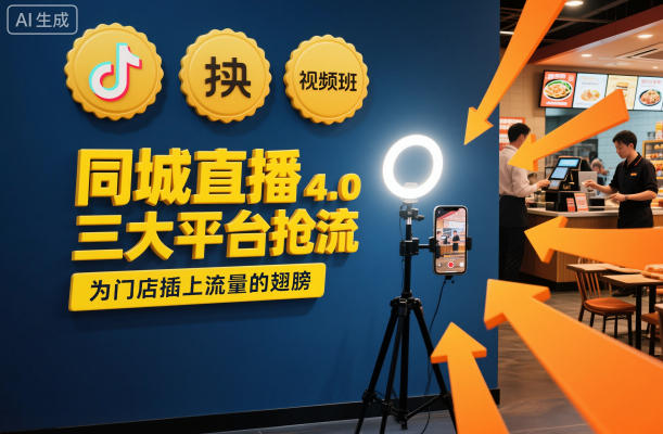 同城直播实操班4.0，三大平台抢流，为门店插上流量的翅膀-赚金金-技能学习分享