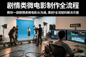 剧情类微电影制作全流程，教你一部剧情类微电影从沟通，策划到拍摄制作全流程的解决方案-赚金金-技能学习分享