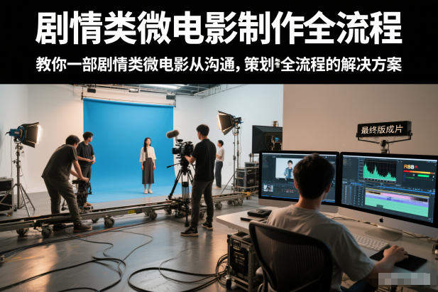 剧情类微电影制作全流程，教你一部剧情类微电影从沟通，策划到拍摄制作全流程的解决方案-赚金金-技能学习分享