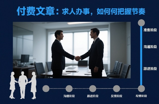 付费文章：求人办事，如何把握节奏-赚金金-技能学习分享