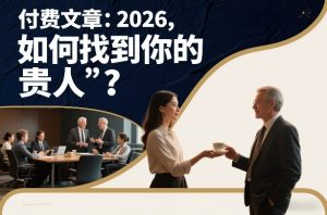 付费文章：2026，如何找到你的“贵人”？-赚金金-技能学习分享