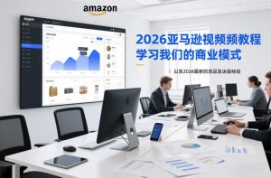 2026亚马逊视频教程,学习我们的商业模式,以及2026最新的选品及运营经验-赚金金-技能学习分享