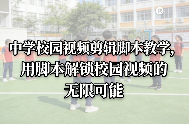 中学校园视频剪辑脚本教学，用脚本解锁校园视频的无限可能-赚金金-技能学习分享
