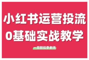 小红书运营投流,小红书广告投放从0到1的实战课,学完即可开始投放(更新26年)-赚金金-技能学习分享