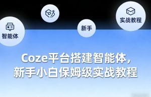 Coze平台搭建智能体，新手小白保姆级实战教程-赚金金-技能学习分享