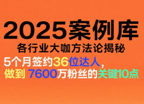 波波来了案例库，收录各行业大咖的方法论，各行业大咖方法论揭秘（更新2026年3月）-赚金金-技能学习分享