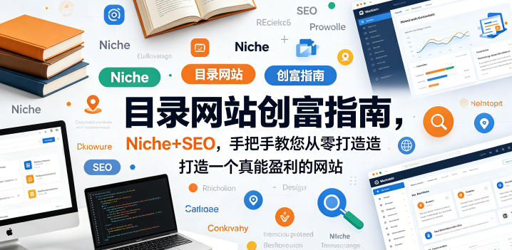 Niche+SEO：目录网站从零打造盈利指南【原创】-赚金金 - 零基础副业|AI变现|短视频运营实战干货