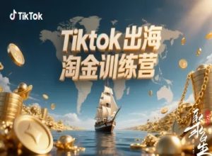 Tiktok出海淘金训练营,跨境电商TK实战变现-赚金金-技能学习分享