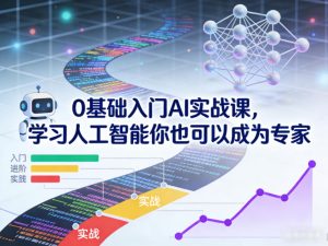 0基础入门AI实战课,学习人工智能你也可以成为专家-赚金金-技能学习分享