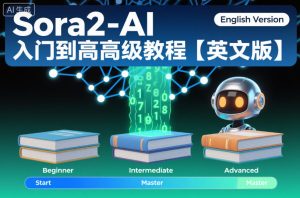 Sora2-AI入门到高级教程【英文版】-赚金金-技能学习分享