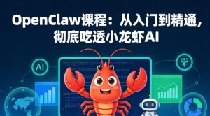 OpenClaw课程：从入门到精通，彻底吃透小龙虾AI-赚金金-技能学习分享