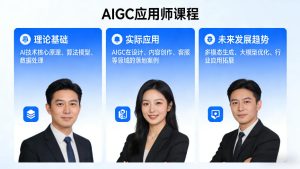 AIGC应用师课程，覆盖了AI技术的理论基础、实际应用、以及未来发展趋势-赚金金-技能学习分享